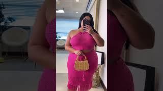 Latest Plus Size Fashion Haul Dress for Curvy Women