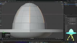 Let's Make a Low Poly Stylized UFO Spaceship in Blender - 3d Modeling: Part 1!