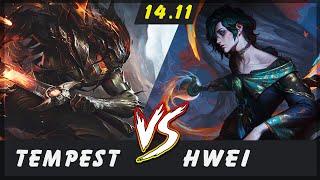 Tempest - Yasuo vs Hwei MID Patch 14.11 - Yasuo Gameplay
