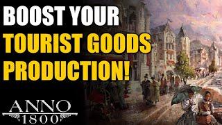 Anno 1800 Ultimate Guide: Ways to BOOST PRODUCTION of Tourist Goods!