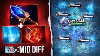 Broken Hard Support Crystal Maiden  25 Kills + Rampage | Dota 2 Gameplay