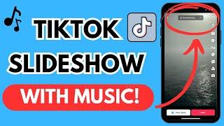 How to make a TikTok slideshow with music (Easy 2024)