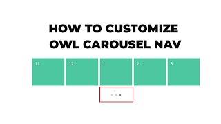 How to Customize Owl Carousel Nav || How to Make Slider Using Owl carousel || Onlyfordesigns