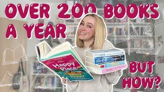 How to Read more Books! (how I read 200+ books a year)