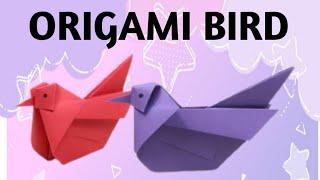 Origami Bird:A simple and Beautiful crafting idea! |easycraft#viralvideo