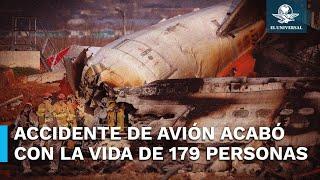 Choque de avión en Corea del Sur, el accidente aéreo más mortal en la historia del país