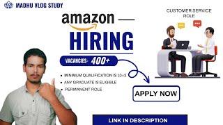 VCS Hirings• 12 Th Pass Jobs in Amazon • Amazon customer service jobs in Telugu • Amazon latest Jobs