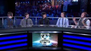 TSM vs Samsung White Game 2 post-match analyst desk | Quarter Finals S4 World championship