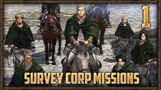 [1] SURVEY CORPS MISSIONS (Let's Play Attack on Titan: Wings of Freedom Online w/ Surreal)