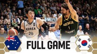 Australia v Korea | Full Basketball Game | FIBA Asia Cup 2025 Qualifiers