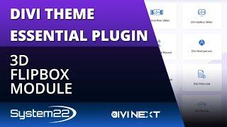 Divi Theme Essential Plugin 3D Flipbox Module 