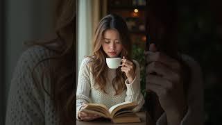 Stunning Women Enjoying Coffee in a Chic Cafe | Elegance and Style in Every Sip