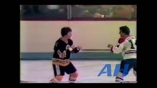 NHL May 23, 1978 Montreal Canadiens v Boston Bruins (melee) Mario Tremblay v Bobby Schmautz