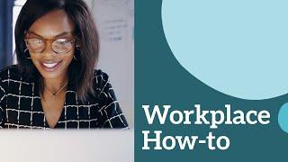 Video template - Workplace How-To