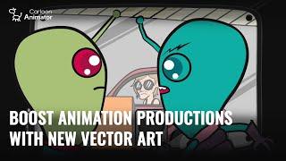 How Creative Studios Enhance 2D Animation with Vector Art in Cartoon Animator