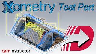 Mastercam OptiRough using Stock aka OptiRest | Xometry Mill Test Part - Video 4