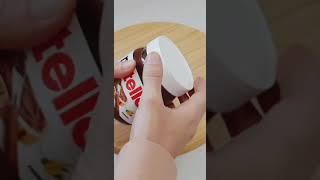 مين يحب النوتيلا أكتبولي وصفات بالنوتيلا   #shorts #nutella