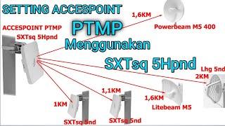 SETTING ACCESPOINT PTMP MENGUNAKAN SXTsq 5Hpnd