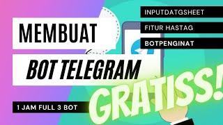 BUAT BOT TELEGRAM ( INPUT DATA , MENAMPILKAN DATA  DAN PENGINGAT ) FULL