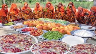  Fruits Custard Iftar for 300+ Village People | Ramadan Special Dessert | ফলের কাস্টার্ড ইফতার