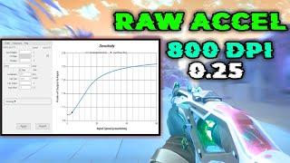 Best Raw Accel Setting For Valorant 800 Dpi | The BEST Raw Accel Guide