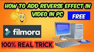 how to reverse a video in filmora 9 | how to add reverse effect in filmora | filmora 9 | reverse