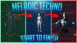 Making A Melodic Techno Track From Start To Finish [FL Studio Tutorial]
