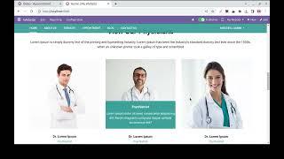 Hospital management website | Medical Management | Appointment Booking | Odoo