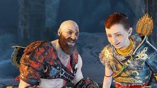 Atreus feels his beard is coming | God Of War Ragnarok