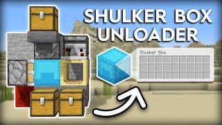 Minecraft Shulker Box Unloader - Compact and Easy Build Tutorial