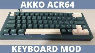 AKKO ACR64 + C3 Equalz Banana Split Switches KEYBOARD MODDING