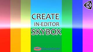 How To Create Quick Procedural SKYBOX in Unity | Unity Skybox Tutorial