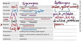 Vocabulary Day 40 | GRE & SAT Words for English Précis and Composition Paper | CSS EXAM DESK