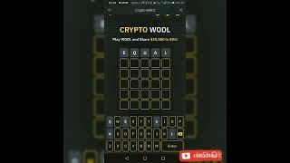 Latest Binance WODL 5 letter word Answer