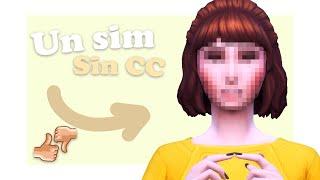 *NEW* ¡INTENTO HACER UN SIM SIN CC! // #sims4 #challenge