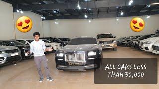 USED LUXURY CAR WAREHOUSE IN DUBAI!! ALL CARS LESS THAN 50 LAKHS