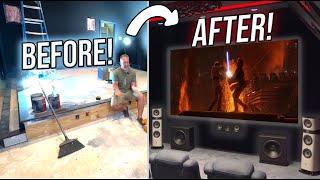 Insane CUSTOM Star Wars Home Theater Build | 9.4.6 Dolby Atmos System!