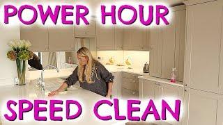 POWER HOUR SPEED CLEAN WITH ME  |  CLEANING MOTIVATION WITH EMILY NORRIS AD