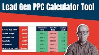 PPC Lead Generation Calculator Tool