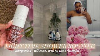 NIGHT TIME SELF CARE SHOWER ROUTINE | FEMININE HYGIENE + SHOWER ESSENTIALS + MORE | GeneiaLacole