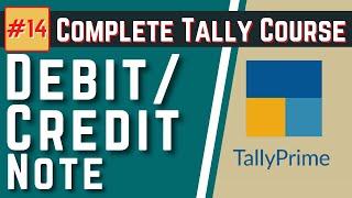 #14 Tally Prime//Use of Debit/Credit Note Vouchers//how do purchase and sales return transactions