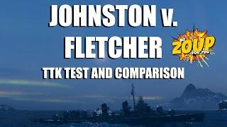 Unexpected Winner: WoWS USS Johnston vs Fletcher Face-off