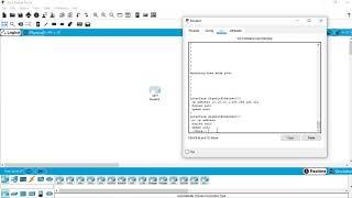 Show Running Config - Cisco Packet Tracer