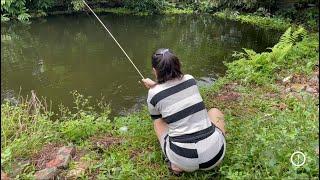 Fishing | The Girl Fishing by the Drain