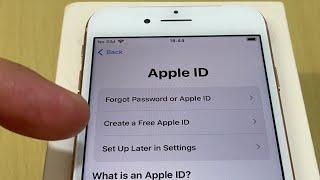 iPhone Setup and Apple ID Creation