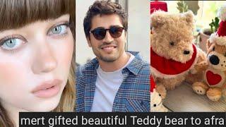 Mert Ramazan Demir Gifted Beautiful Teddy Bear to Afra Saraçoğlu