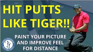 Visualise Putts LIKE TIGER WOODS -    JJ Putting : YouTube's most comprehensive putting channel