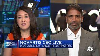 Novartis CEO Vas Narasimhan on the latest research on a breast cancer drug