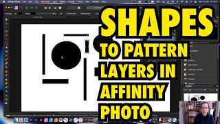 Shapes to Pattern Layers in Affinity Photo | How To Tutorial | Graphicxtras