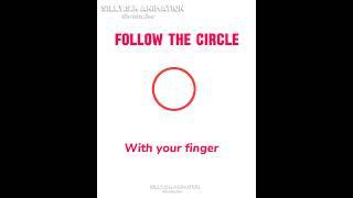 Follow The Circle With Your Finger! ⭕ [Smilling Critters] #smillingcritters #animation#meme#trending